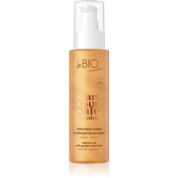 beBIO Safe Tanning tápláló testolaj csillámporral 100 ml-Ár