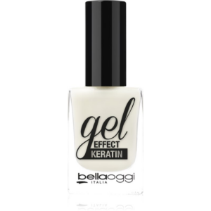 bellaoggi Gel Effect Keratin Nail Polish körömlakk árnyalat Milky White 10 ml-Ár