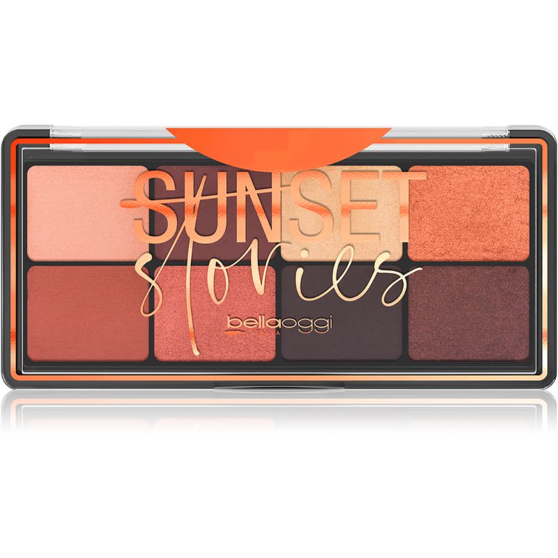 bellaoggi Sunset Stories paletta szemhéjpúder 8 szín árnyalat Deep Nude 9.5 g-Ár