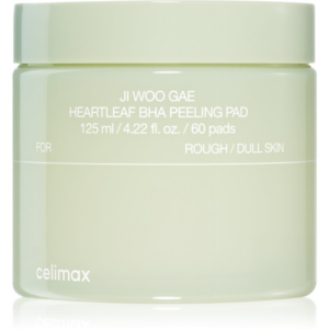 celimax Ji Woo Gae Heartleaf BHA Peeling Pad hámlasztó kendők nyugtató hatással 60 db-Ár