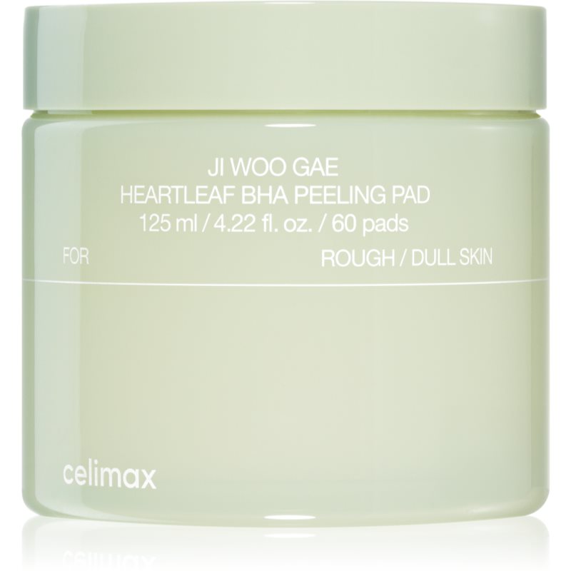 celimax Ji Woo Gae Heartleaf BHA Peeling Pad hámlasztó kendők nyugtató hatással 60 db-Ár