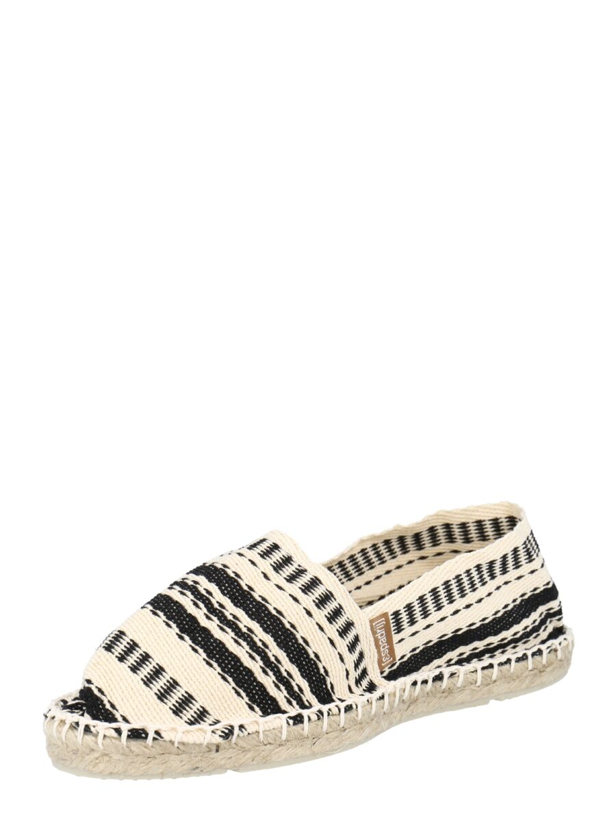 espadrij l´originale Espadrilles  fekete / fehér-hu
