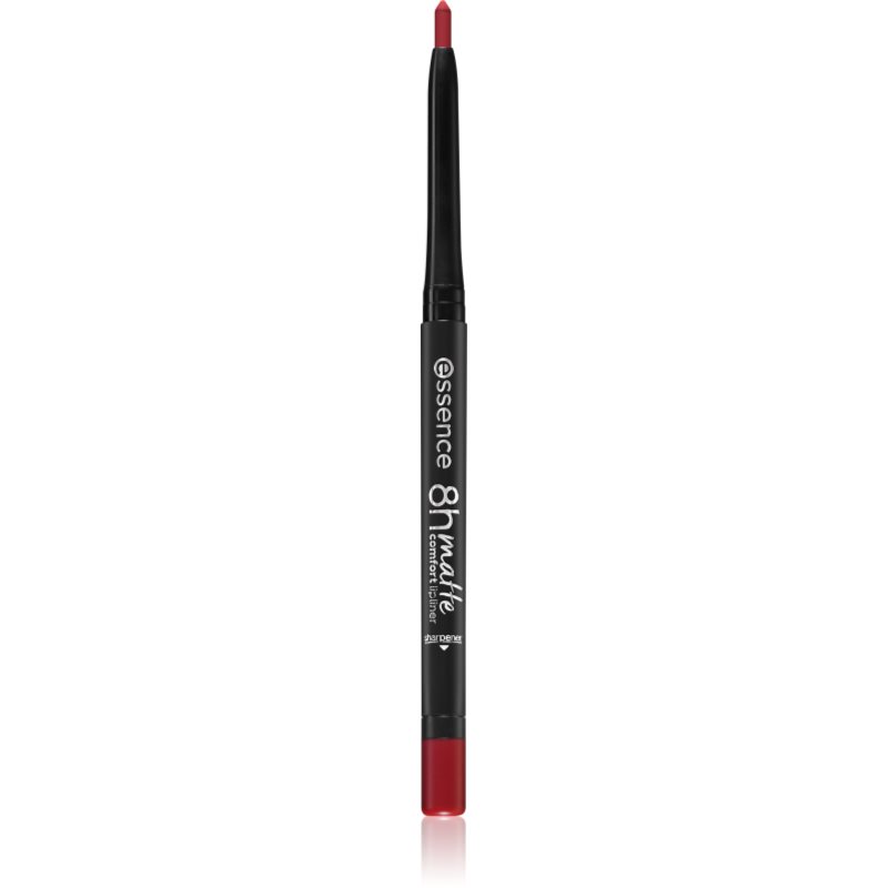 essence 8h Matte Comfort Matt ajakceruza hegyezővel árnyalat 07 Classic Red 0