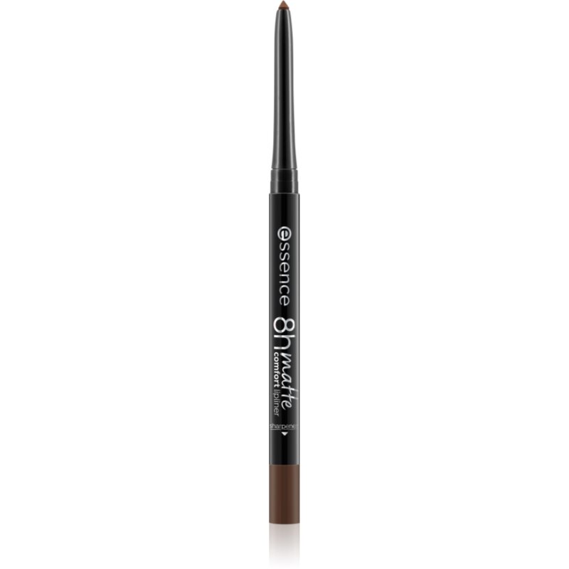 essence 8h Matte Comfort Matt ajakceruza hegyezővel árnyalat 11 Chestnut Perfection 0