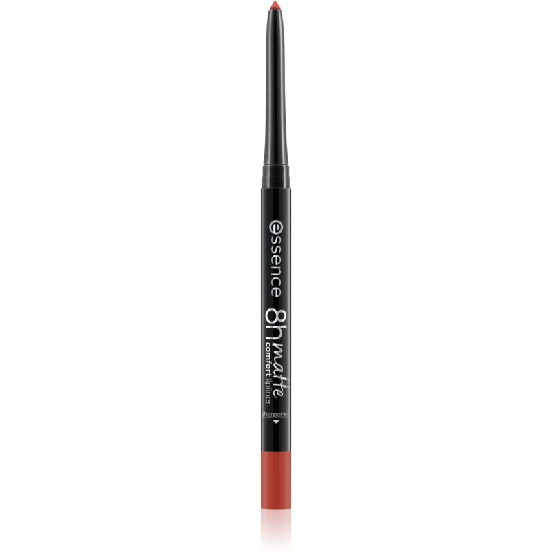 essence 8h Matte Comfort Matt ajakceruza hegyezővel árnyalat 18 Cherry On Top 0