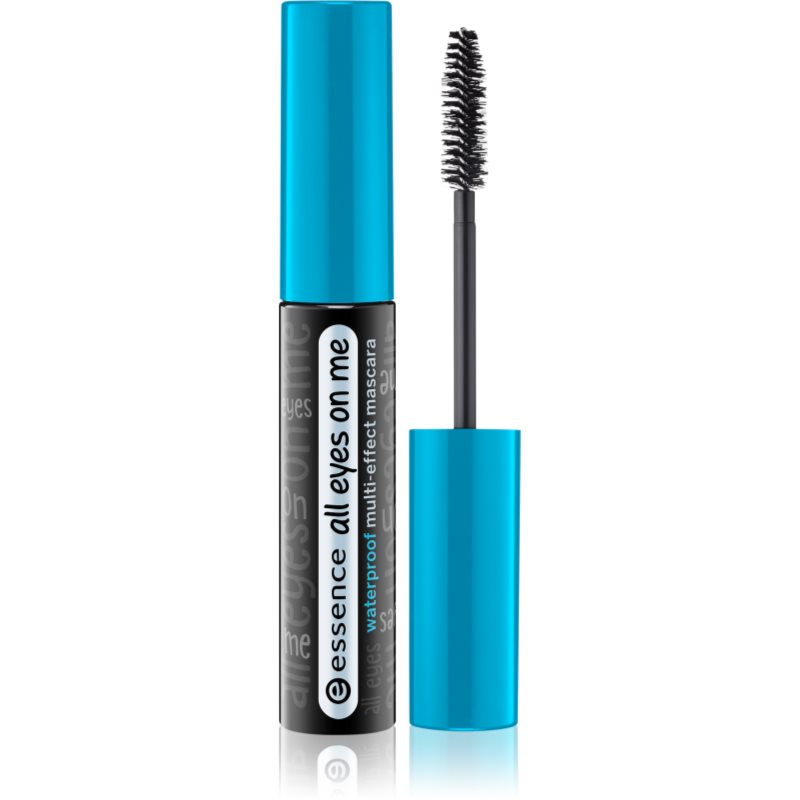 essence All Eyes on Me vízálló göndörítő és nagyobbító szempillaspirál árnyalat 01 Black 8 ml-Eredeti