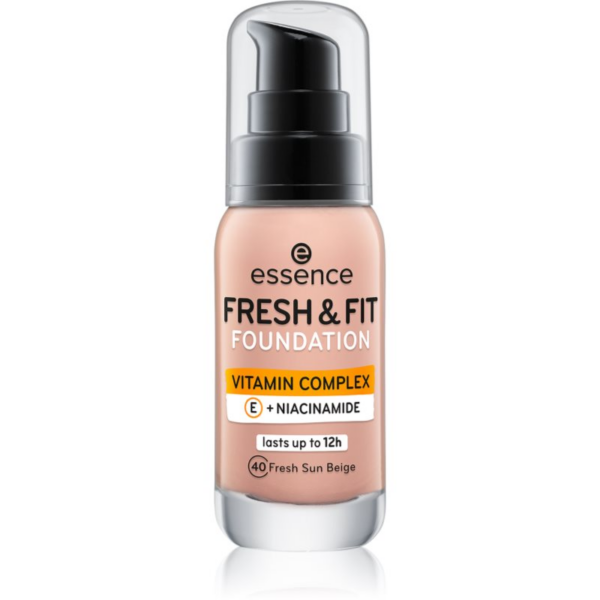 essence Fresh & Fit folyékony make-up árnyalat 40 Fresh Sun Beige 30 ml-Ár