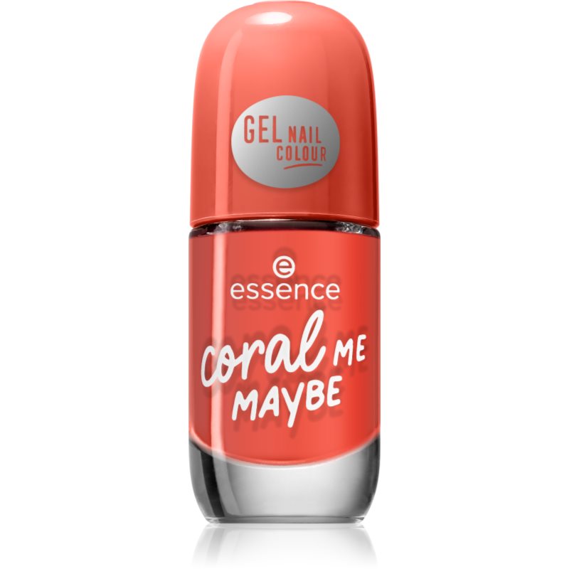 essence Gel Nail Colour körömlakk árnyalat 52 Coral me maybe 8 ml-Ár