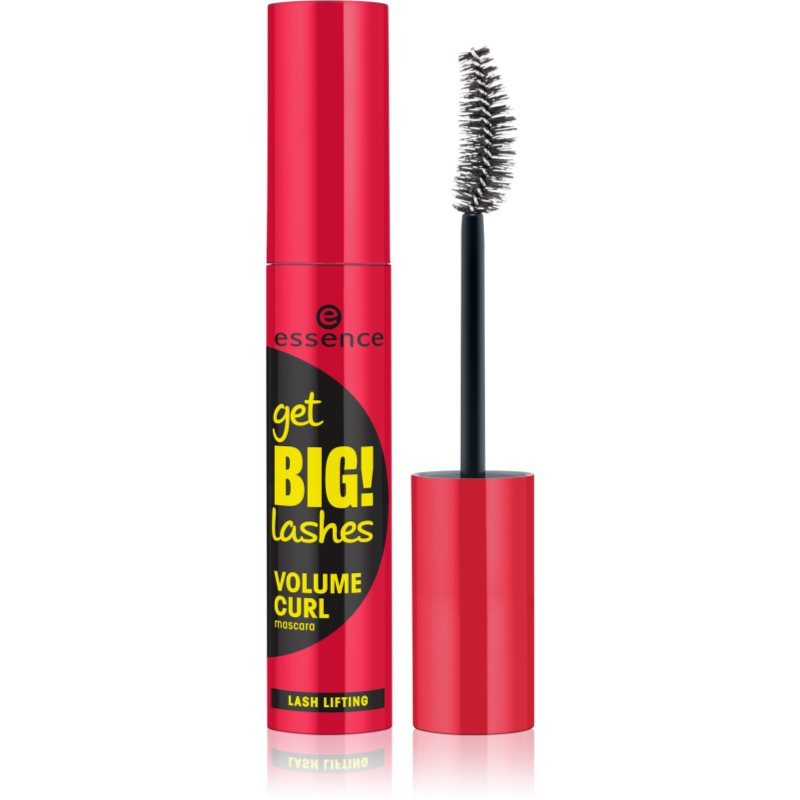 essence Get BIG! Lashes dúsító és göndörítő szempillaspirál árnyalat 01 Black 12 ml-Eredeti