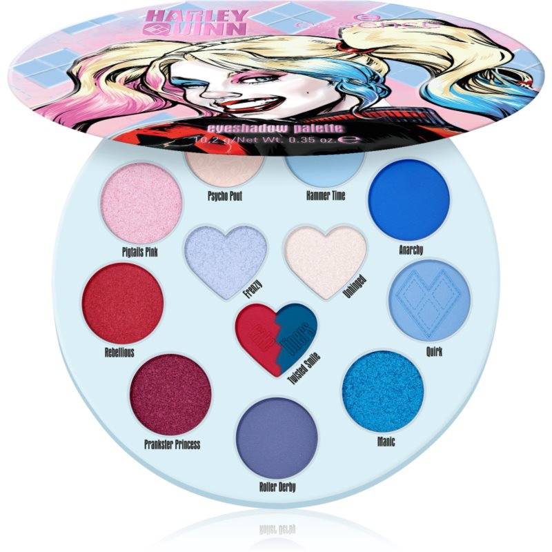 essence Harley Quinn szemhéjfesték paletta árnyalat 02 Mad Love 10