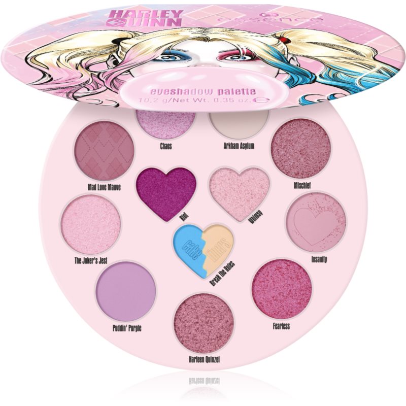 essence Harley Quinn szemhéjfesték paletta árnyalat 10 Hey Puddin´ 10