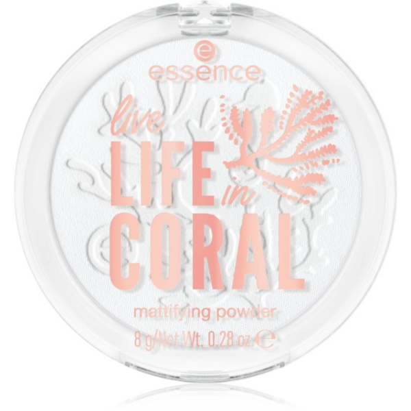 essence LIFE in CORAL mattító púder árnyalat 01 Smilin' From Shore To Reef 8 g-Ár