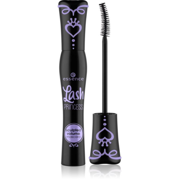 essence Lash PRINCESS formázó szempillaspirál a dús és ívelt pillákért árnyalat Black 12 ml-Ár