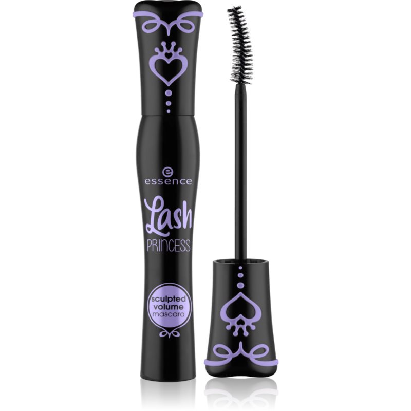 essence Lash PRINCESS formázó szempillaspirál a dús és ívelt pillákért árnyalat Black 12 ml-Ár