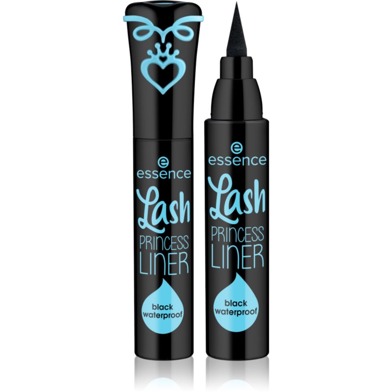 essence Lash PRINCESS széles applikátorú szemhéjtus vízálló árnyalat Black 3 ml-Ár