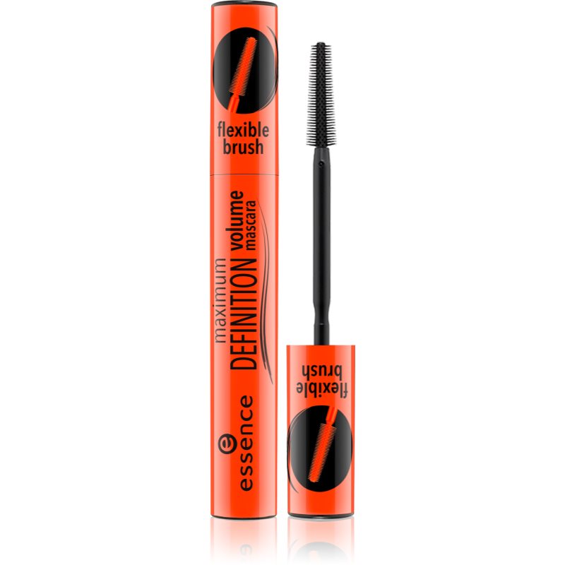 essence Maximum DEFINITION tömegnövelő szempillaspirál árnyalat Black 8 ml-Ár