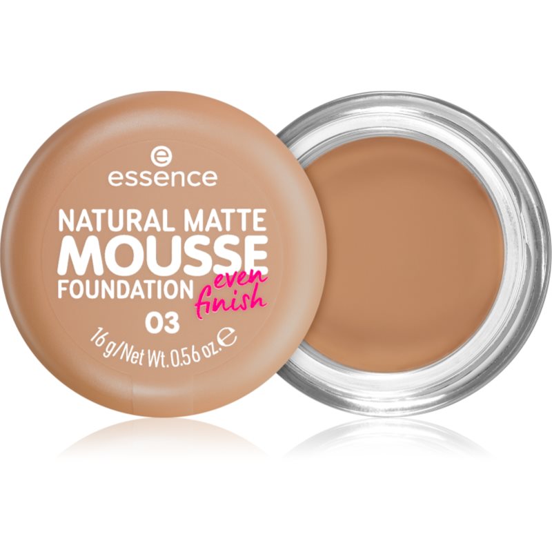 essence NATURAL MATTE MOUSSE hab make-up árnyalat 03 16 g-Ár