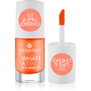 essence WHAT A TINT! folyékony arcpír és szájfény árnyalat 03 Peachy Vibes 4.9 ml