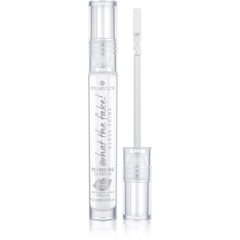 essence WHAT THE FAKE! átlátszó szájfény árnyalat Oh So Glassy! 4.2 ml