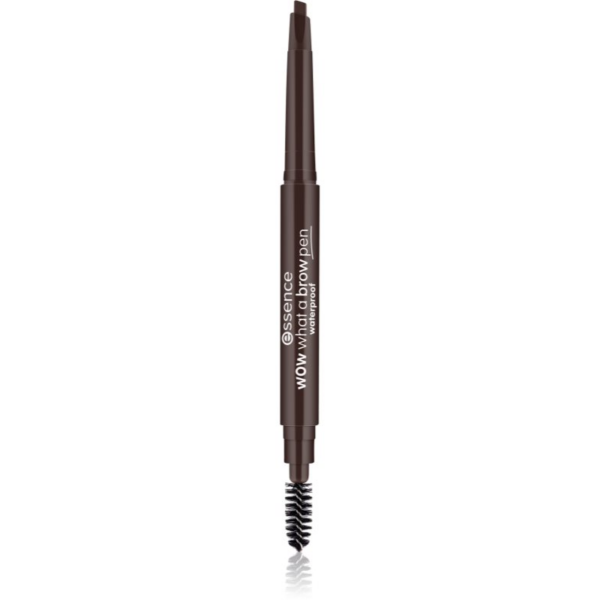 essence WOW What a Brow szemöldök ceruza kefével árnyalat 04 Black-Brown 0