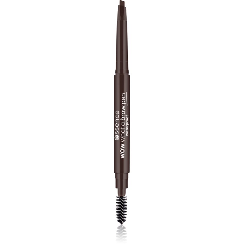 essence WOW What a Brow szemöldök ceruza kefével árnyalat 04 Black-Brown 0