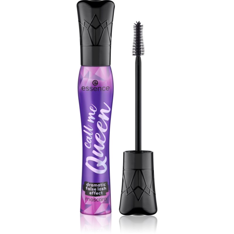 essence call me QUEEN Műszempilla hatású szempillaspirál árnyalat Black 11