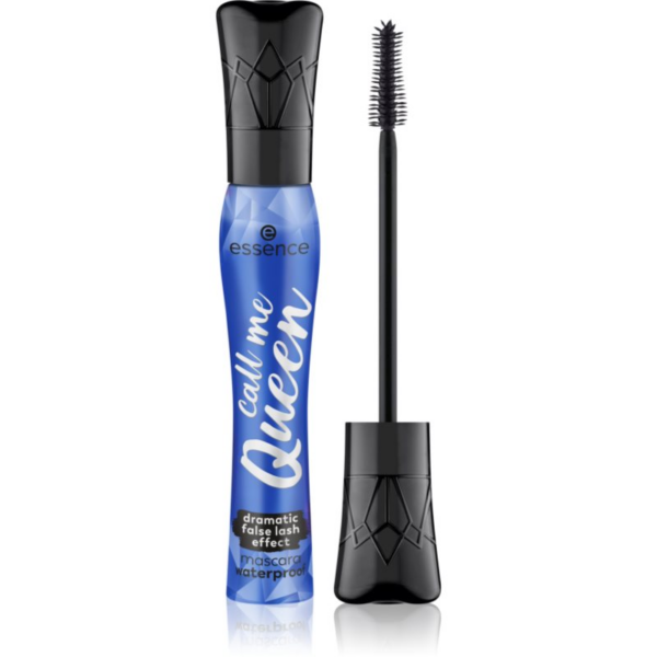 essence call me QUEEN Műszempilla hatású szempillaspirál vízálló árnyalat Black 11
