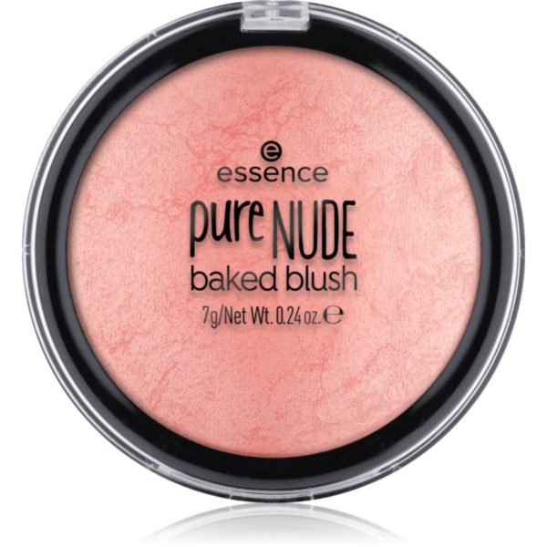 essence pure NUDE baked púderes arcpír árnyalat 01 Shimmery Rose 7 g-Ár