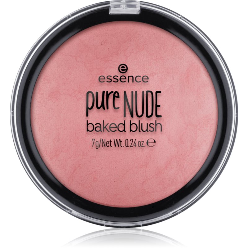 essence pure NUDE baked púderes arcpír árnyalat 07 Cool Coral 7 g-Ár