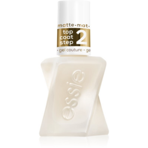 essie gel couture fedő körömlakk matt hatással 13
