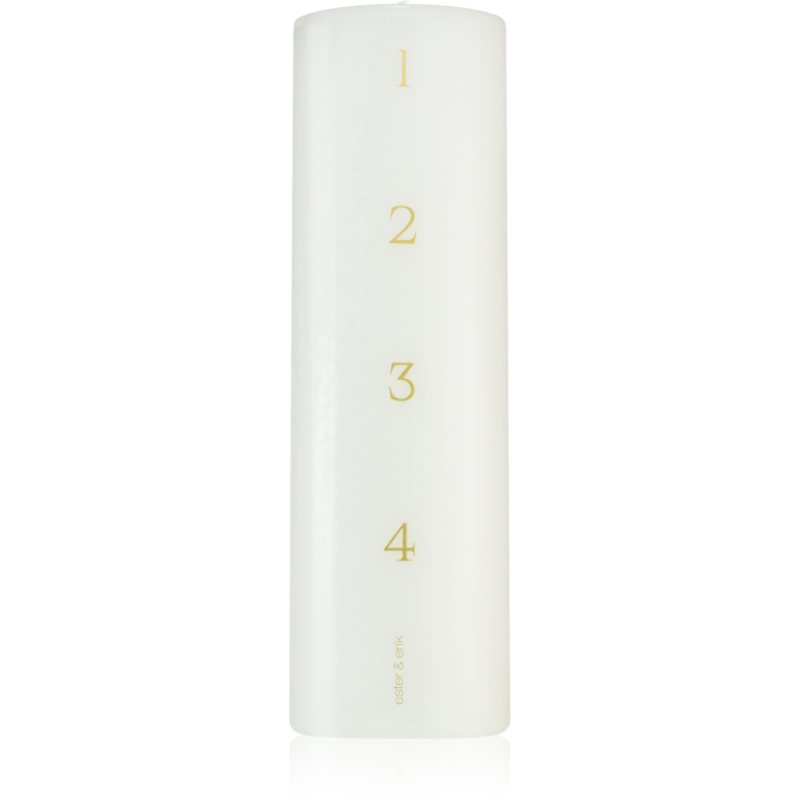 ester & erik advent pure white gyertya 6x20 cm