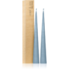 ester & erik cone candles dusty blue (no. 83) gyertya 2x37 cm