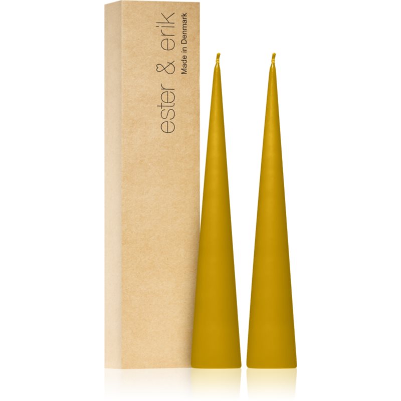 ester & erik cone candles honey balm (no. 43) gyertya 2x25 cm