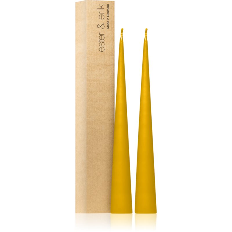 ester & erik cone candles honey balm (no. 43) gyertya 2x37 cm