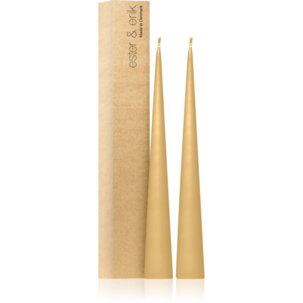 ester & erik cone candles sunglow (no. 04) gyertya 2x37 cm