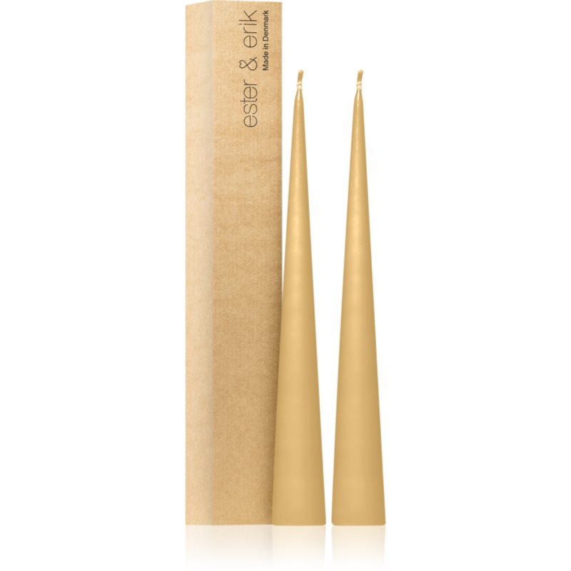 ester & erik cone candles sunglow (no. 04) gyertya 2x37 cm
