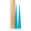 ester & erik cone candles turquoise (no. 56) gyertya 2x37 cm