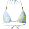 florence by mills exclusive for ABOUT YOU Bikini felső 'Crystal Waters'  világoskék / világoszöld / rózsaszín-Ár