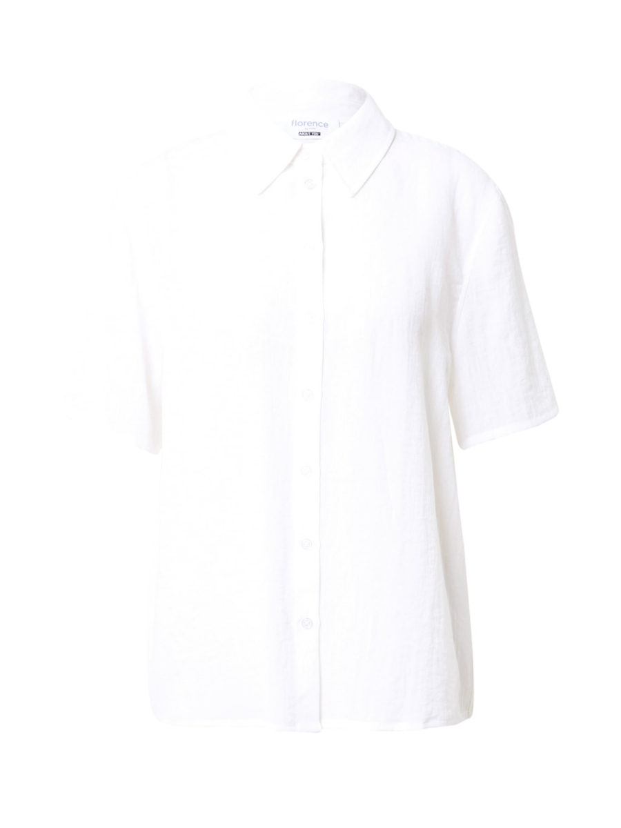 florence by mills exclusive for ABOUT YOU Blúz 'Misty Morning'  fehér-Hungary