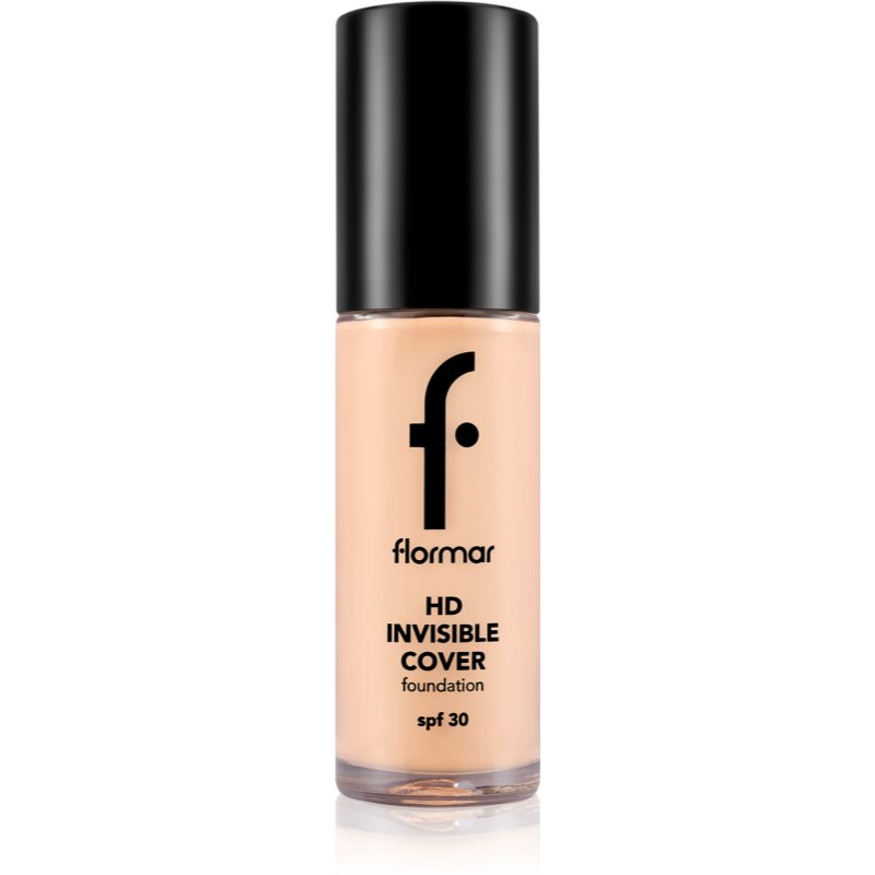 flormar HD Invisible Cover Foundation könnyű alapozó világosító hatással SPF 30 árnyalat 040 Light Ivory 30 ml-Ár