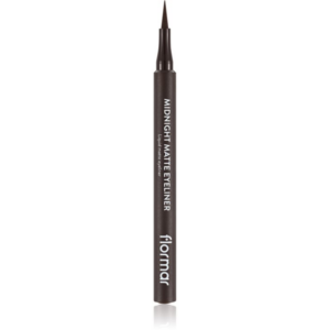 flormar Midnight Matte Eyeliner széles applikátorú szemhéjtus matt hatással árnyalat 02 Brown 1 ml-Ár
