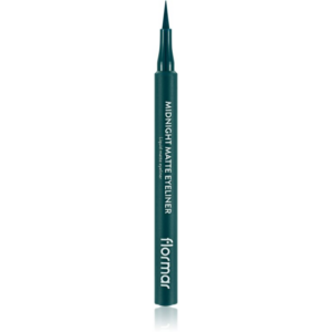 flormar Midnight Matte Eyeliner széles applikátorú szemhéjtus matt hatással árnyalat 04 Green 1 ml-Ár
