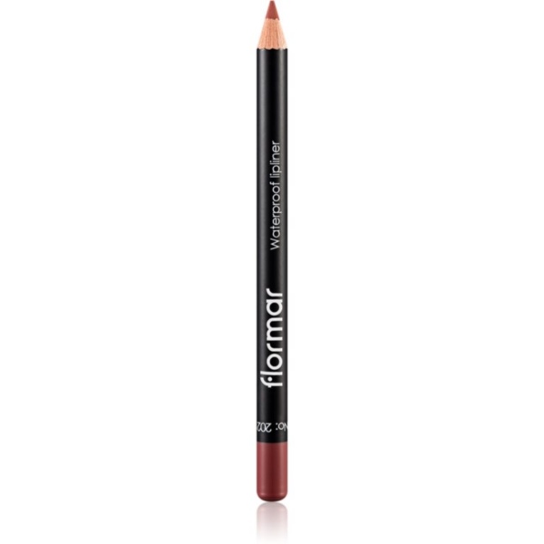 flormar Waterproof Lipliner vízálló szájceruza árnyalat 202 Soft Pink Brown 1