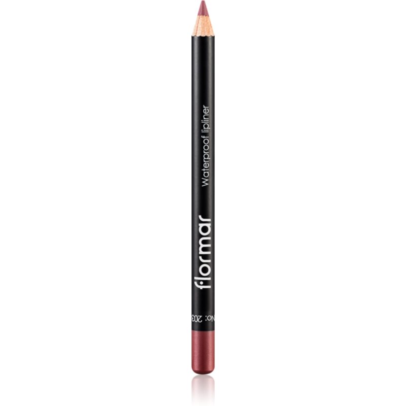 flormar Waterproof Lipliner vízálló szájceruza árnyalat 203 Subdued Pink 1