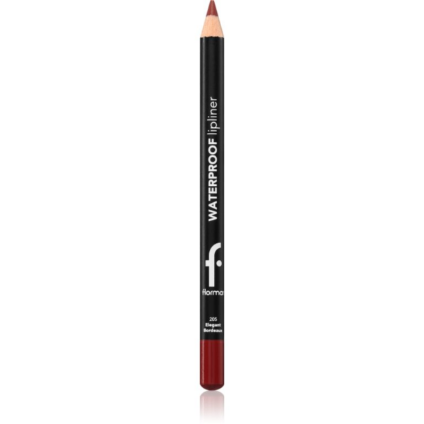 flormar Waterproof Lipliner vízálló szájceruza árnyalat 205 Elegant Bordeaux 1.14 g