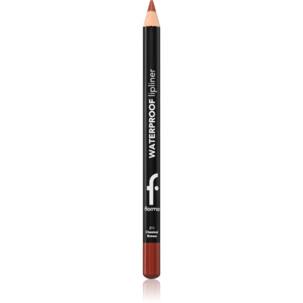 flormar Waterproof Lipliner vízálló szájceruza árnyalat 211 Classical Brown 1.14 g