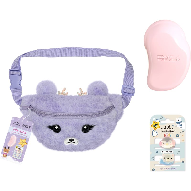 invisibobble Cozy Reindeer Set x Tangle Teezer szett gyermekeknek 3 db