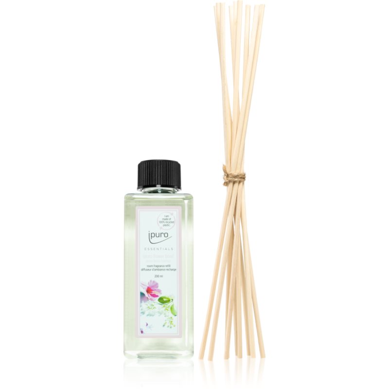 ipuro Essentials Flower Bowl Aroma diffúzor töltet + tartalék pálcák aroma diffúzorhoz 200 ml-Ár
