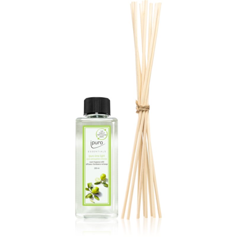 ipuro Essentials Lime Light Aroma diffúzor töltet + tartalék pálcák aroma diffúzorhoz 200 ml-Ár