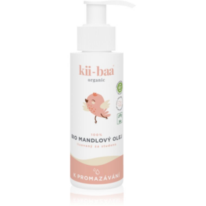 kii-baa® organic 100% Bio Oil Almond masszázsolaj az érzékeny bőrre gyermekeknek születéstől kezdődően 100 ml-Ár